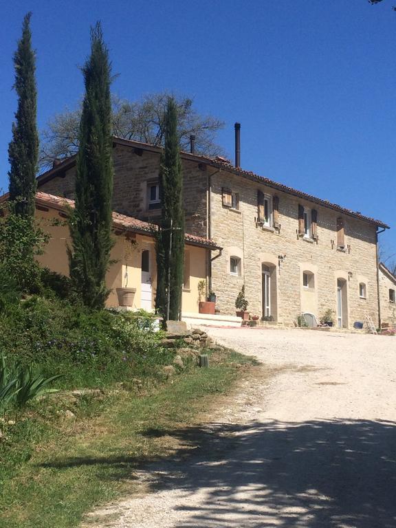 Agriturismo L'Oca Blu Gubbio Bagian luar foto