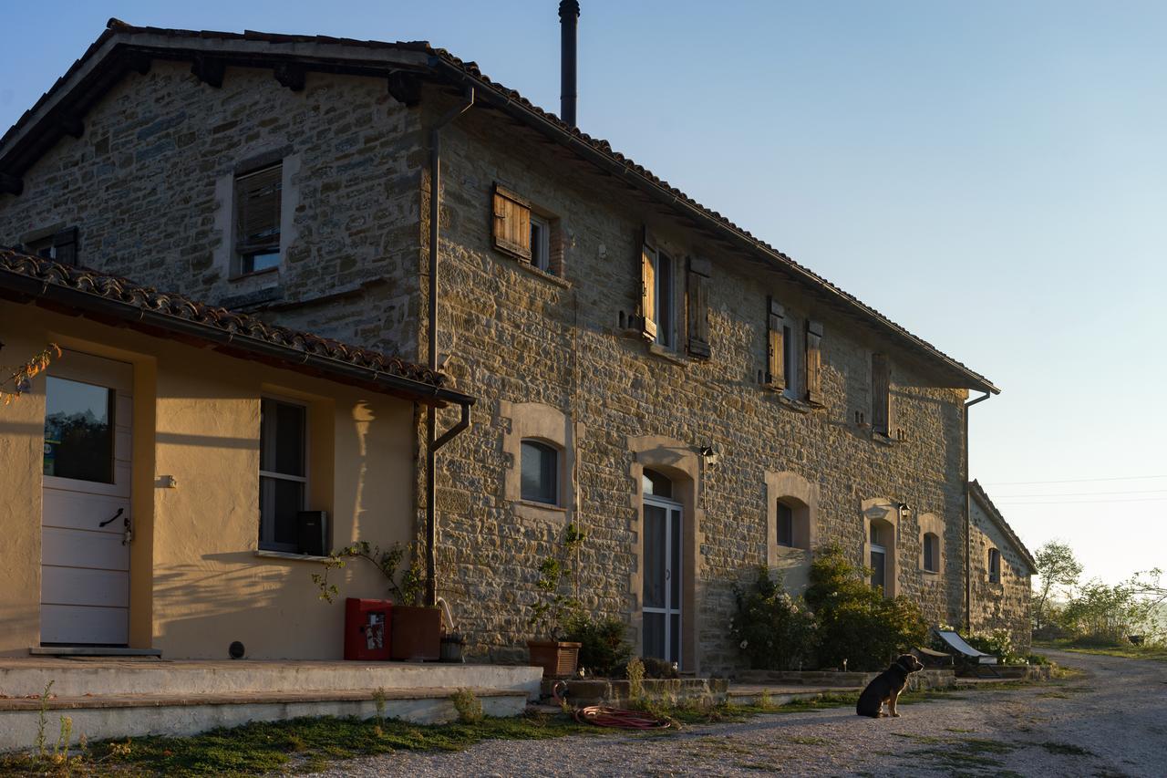 Agriturismo L'Oca Blu Gubbio Bagian luar foto